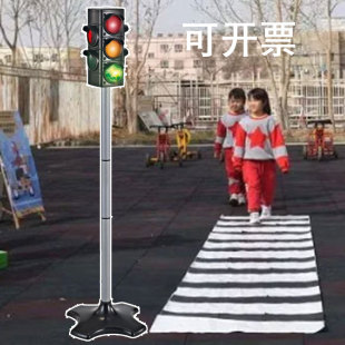 红绿灯交通信号灯玩具儿童电动遥控轨道控制器模型中性汽车手动