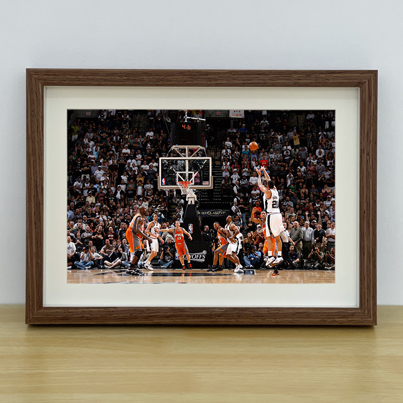 经典马刺石佛邓肯相框挂画摆台装饰画NBA球星海报照片壁画送礼物