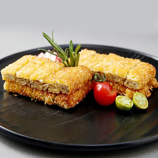 芝麻羊方羊肉方油炸点心速冻半成品饭店特色肉类快捷预制食材商用