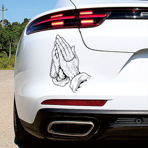 汽车佛手佛珠贴纸车门车贴创意装饰遮挡个性改装防水车身3d立体贴