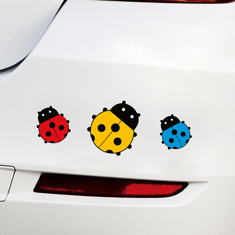 汽车贴纸个性卡通金龟子电动