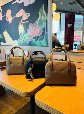 2023设计韩国小众新款波士顿复古小方包单肩手提包手提斜挎包