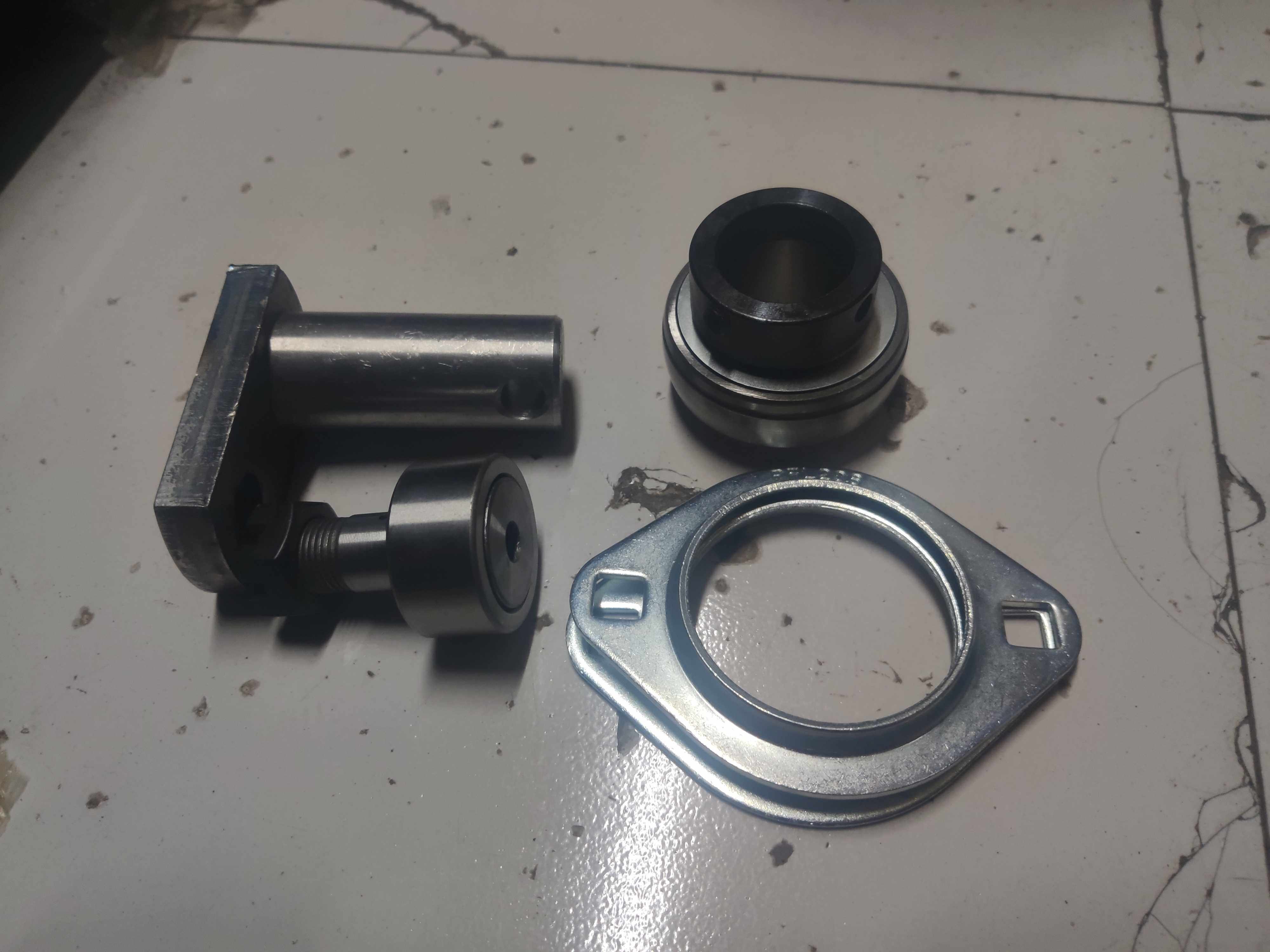 华德 雷沃 玉龙打捆机配件 捡拾器轴承 短轴焊合206轴承 包邮