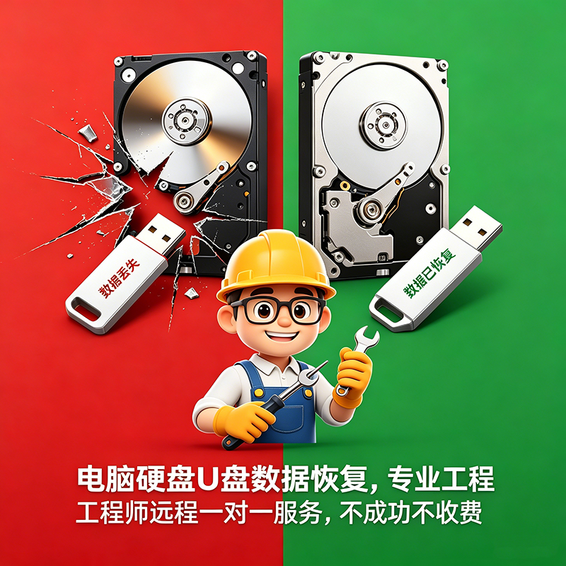专业硬盘数据恢复 误删格式化分区恢复 远程无损 不成功不收费
