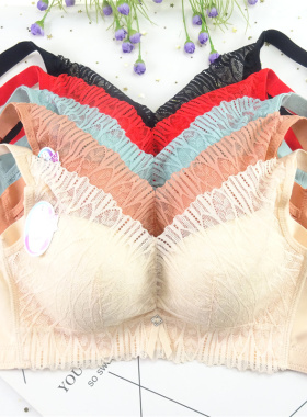 新品美姝俪1936女内衣B杯中厚无磁集中无钢圈侧推婴儿棉聚拢文胸