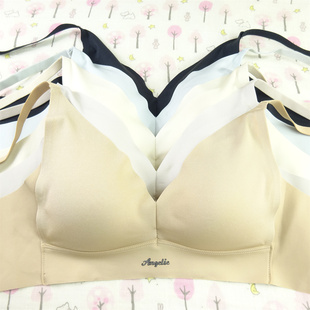 软支撑塑形内衣薄款 B杯无钢圈聚拢文胸女无痕一片式 多芳莉A13薄款