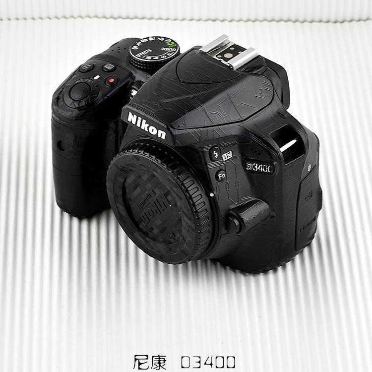适用于尼康 D5300相机贴膜3M黑色矩阵白色电路液态银碳纤保护贴纸