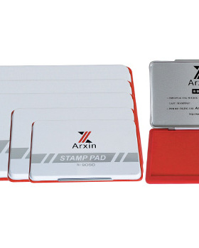 亚信玉玺印台 9052印台 高渗透快干印台 红/黑/蓝色 空白印台