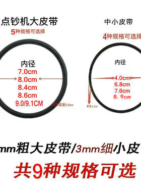 得力点钞机皮带传送带配件