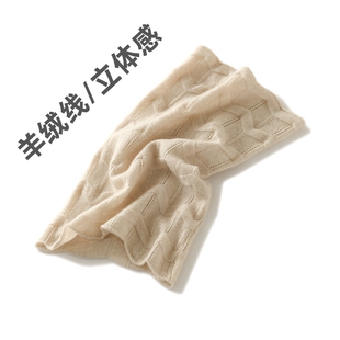 羊绒脖套保暖护颈护脖子秋冬保暖美饰小围脖女子运动时尚护耳面巾