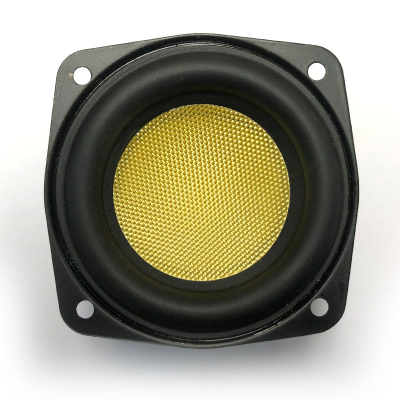 DIY音响黑魔方蓝牙喇叭3寸长冲程重低音炮喇叭4欧15W大橡皮边家用