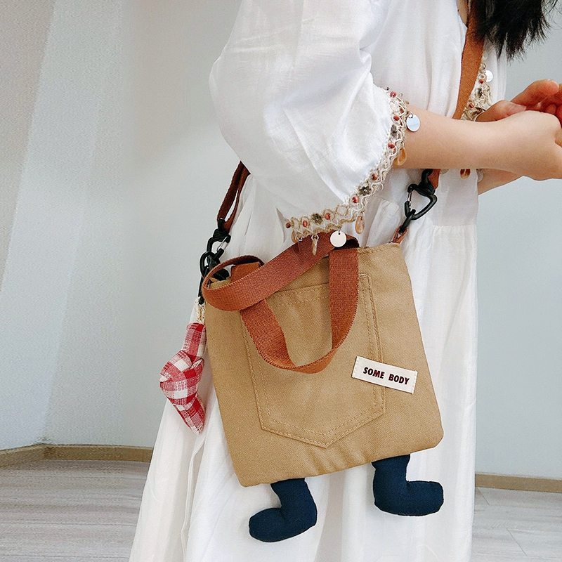 三色补丁巴恩风小挎包