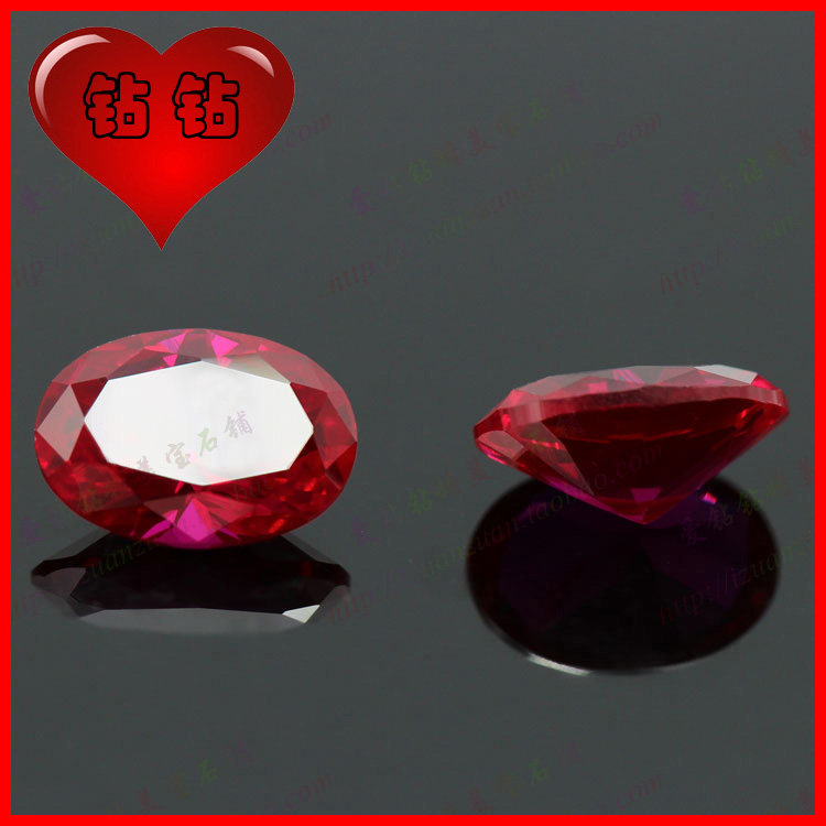 蛋形5#红宝石裸石戒面钻 椭圆形合成Ruby红刚玉戒指首饰配石 DIY,饰品/流行首饰/时尚饰品新,戒指/指环,淘宝优惠券,粉丝福利购,淘宝优惠卷