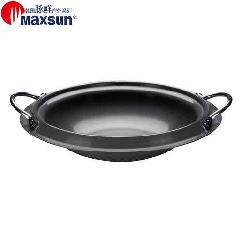 脉鲜(MAXSUN)韩国进口MP-330韩式部队火锅年糕料理烤肉汤锅 30cm