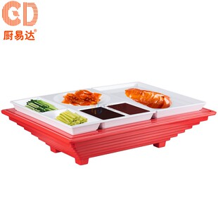 CD厨易达 烤鸭保温盘 酒店饭店摆盘片皮烤鸭大号中国鼎烤鸭盘