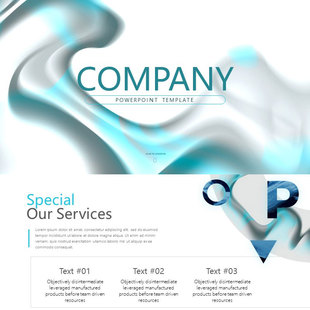 XY077商务提案PPT模版烟雾科技质感金融大数据品牌推广企业介绍