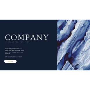 XY116蓝色PPT模版大理石风格流沙商务汇报提案年终总结工作汇报