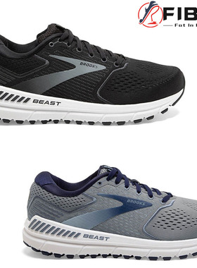 新Brooks/布鲁克斯 Beast 20 GTS23 加宽男 慢跑运动跑步鞋控制系