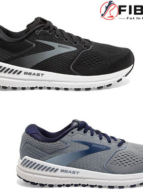 新Brooks/布鲁克斯 Beast 20 GTS23 加宽男 慢跑运动跑步鞋控制系