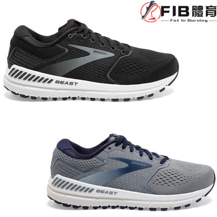 新Brooks/布鲁克斯 Beast 20 GTS23 加宽男 慢跑运动跑步鞋控制系