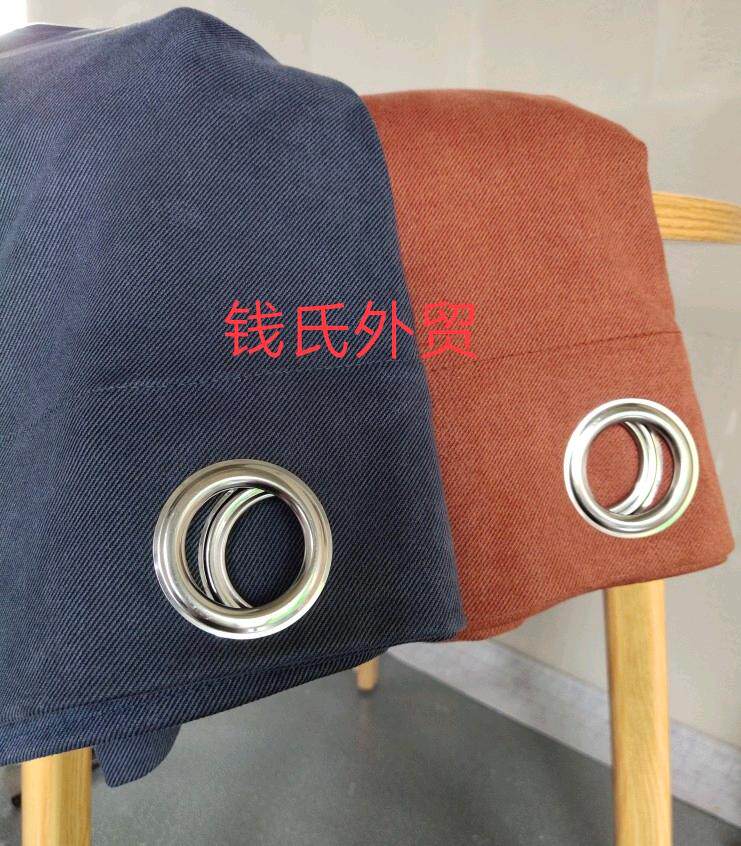 钱氏外贸窗帘成品遮光短帘飘窗客厅卧室阳台布料绒布简约现代特惠