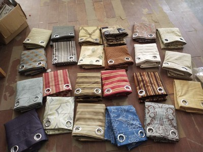 钱氏孤品简约现代包邮特惠窗帘