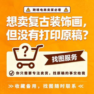 代找原图高清大图跨境电商图原稿代找高清打印素材装饰画地毯原稿