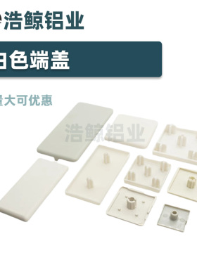 铝型材20/30/4080灰白端盖/欧标国标铝型材灰色盖板塑料堵头封盖