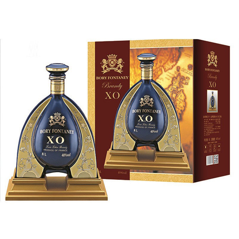路易斯王子至尊酒架XO白兰地8L收藏酒摆件送礼40度 8L大瓶酒洋酒
