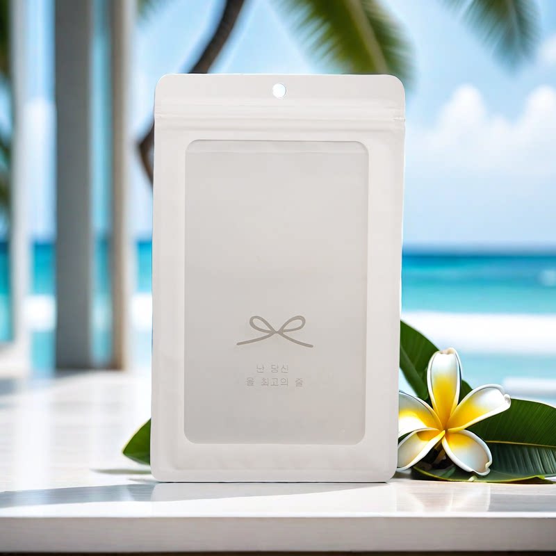 韩文内裤包装袋打底裤丝袜套袖自封手套毛巾透明袋现货工厂