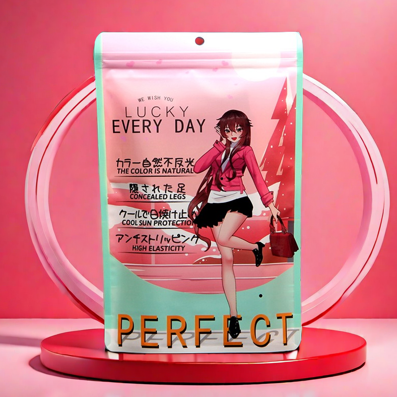 日文打底裤包装袋光腿袜性感连裤袜透明袋秋冬美肤打底裤袋现货