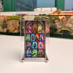 亚克力拼图动漫周边来图定制鬼灭之刃桌面摆件高清透明水晶礼物