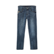 新款 百搭修身 男士 YUAN单25秋季 牛仔裤 时尚 小直筒弹力休闲长裤 子男