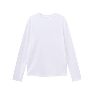 Happy Prescription 纯棉圆领正肩长袖T百搭质感长袖T恤