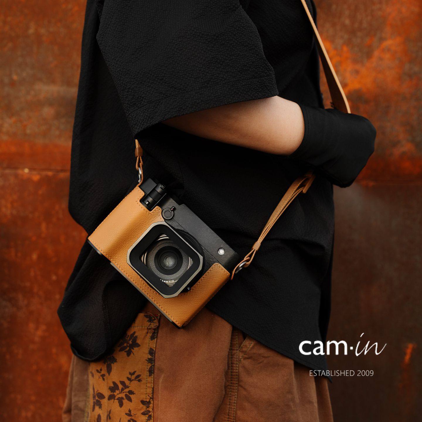 cam-in复古牛皮手掌纹皮富士gfx100rf相机皮套真皮保护套底座,3C数码配件,数码相机包,淘宝优惠券,粉丝福利购,淘宝优惠卷