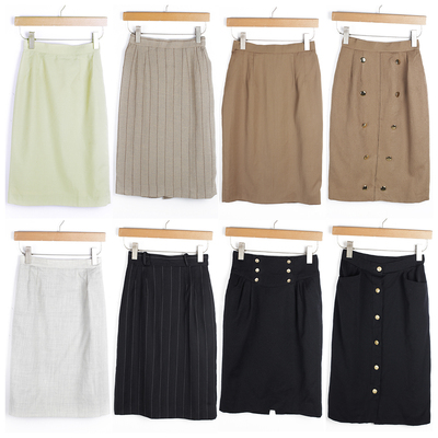 复古气质马卡龙包臀港风