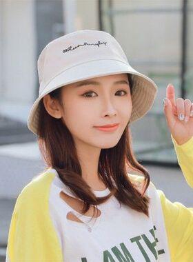 帽子女夏季韩版百搭日系春秋遮阳帽港风出游小清新学生软妹子帽子