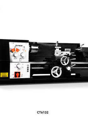 呲铁新品CT6132台式车床家用车床工业级小型车床木工车床金属