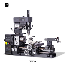 车钻CT机床钻铣床三合一X家用铁30小车床呲多功能车床铣0 小铣床