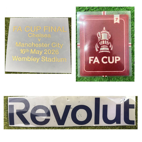 2026足总杯决赛对赛FA CUP FINAL Revolut蓝月亮热转印