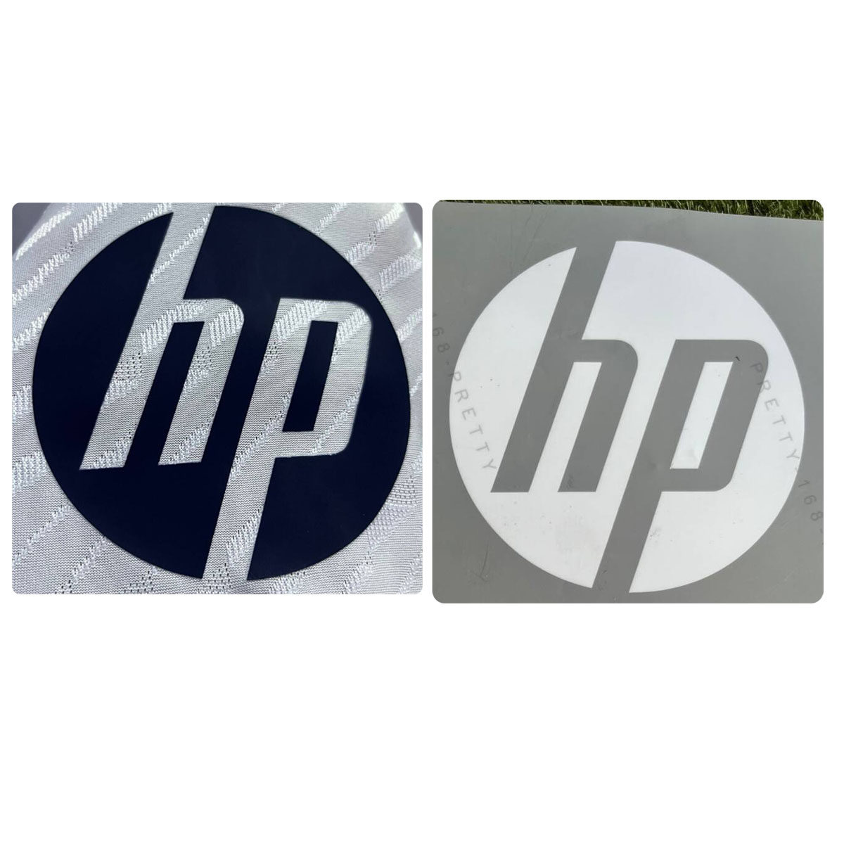 2024皇马欧冠赞助惠普HP臂章球员版大尺寸Soccer Patch