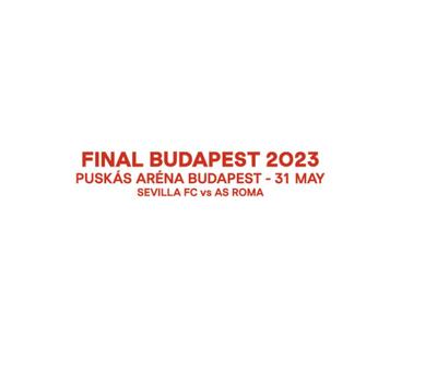 2023塞维利亚欧联杯决赛对赛对阵罗马Final Budapest热转印印号