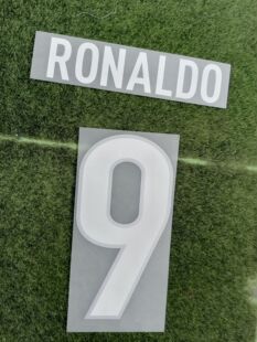 国米9号罗纳尔多印字大罗#9 RONALDO Nameset热转印印号