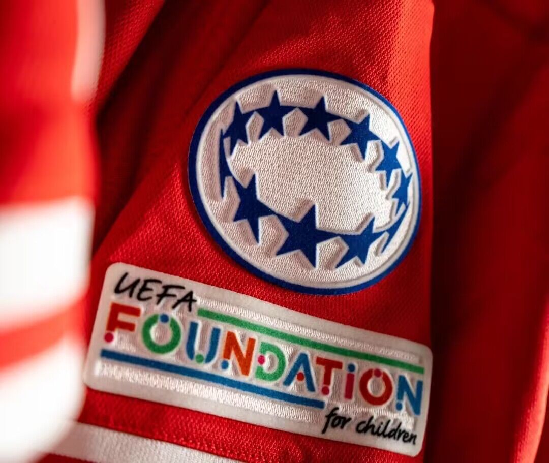 2024女足欧冠臂章植绒热转印徽章