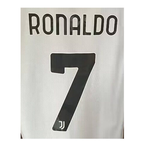 尤文主场7号C罗印字印号 #7 RONALDO印号热转印印字印号