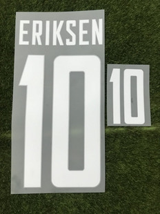 2021欧洲杯丹麦埃里克森印字#10 ERIKSEN Nameset