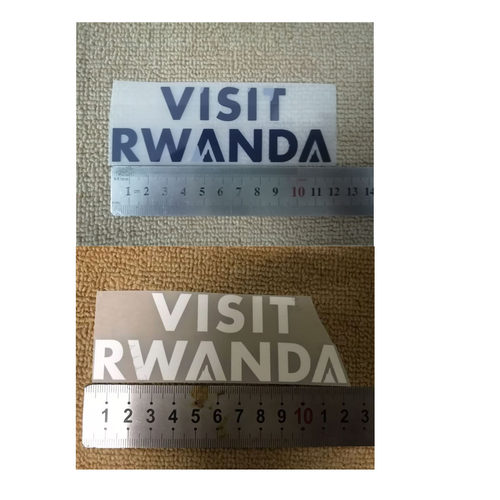 2025巴黎球衣手臂赞助VISIT RWANDA Patch热转印印字印号