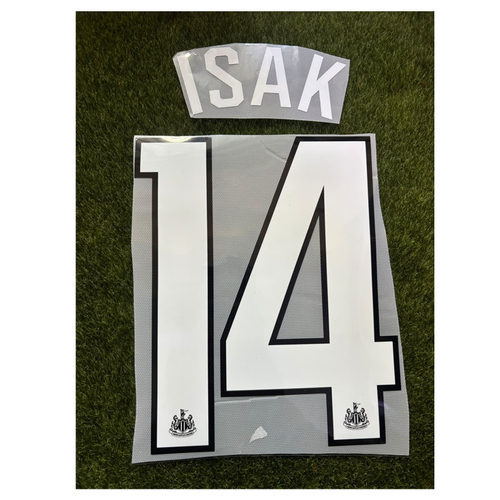 纽卡印号14号伊萨克印字#14 ISAK Nameset热转印烫画