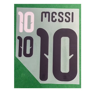 25-26阿根廷主场10号梅西#10 MESSI Nameset热转印印字印号