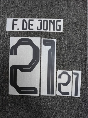 2022荷兰主场印字21号德容4号范戴克10号孟菲斯定制DIY印号